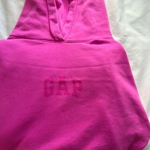 Gap pink logo hoodie